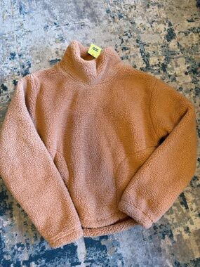 Cozy Women's Sherpa Pullover Jacket